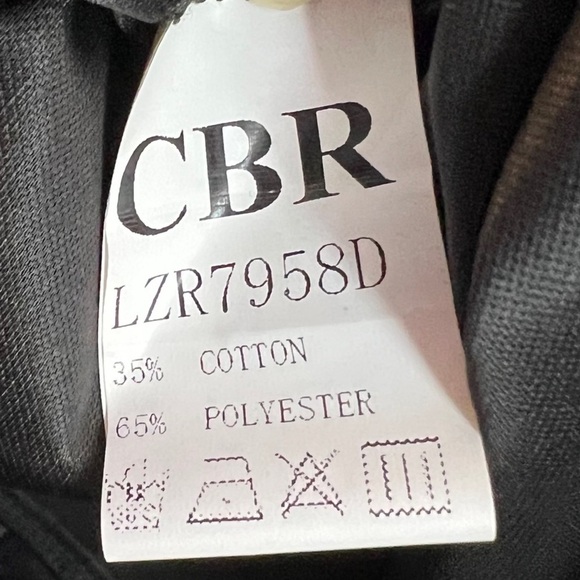 [ CBR ] Black Longsleeve Fit & Flare w/Faux Leather Skirt : M - Picture 11 of 14